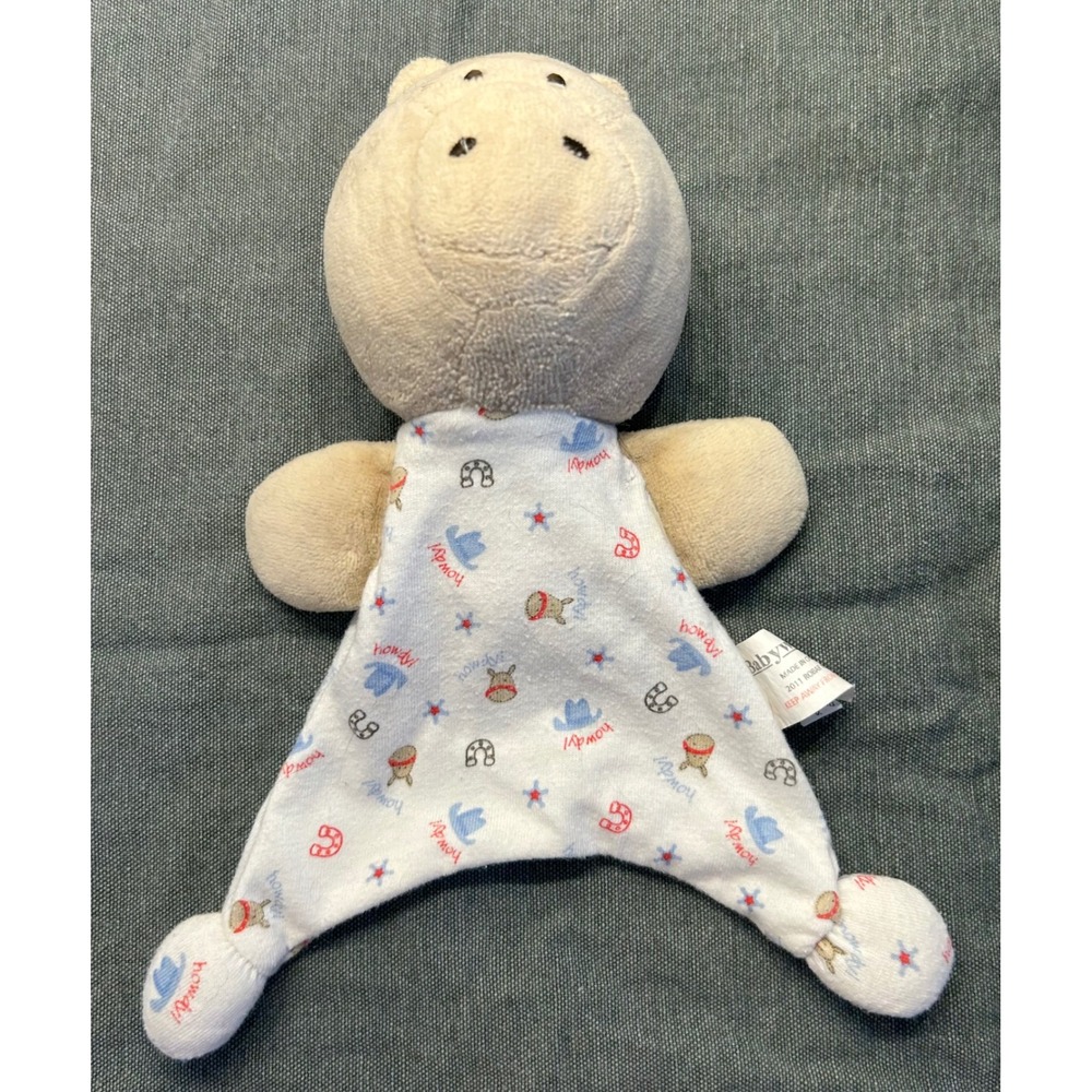 Babyworks Lovey Security Blanket Plush Toy Bear Head Star‎ Horse Howdy